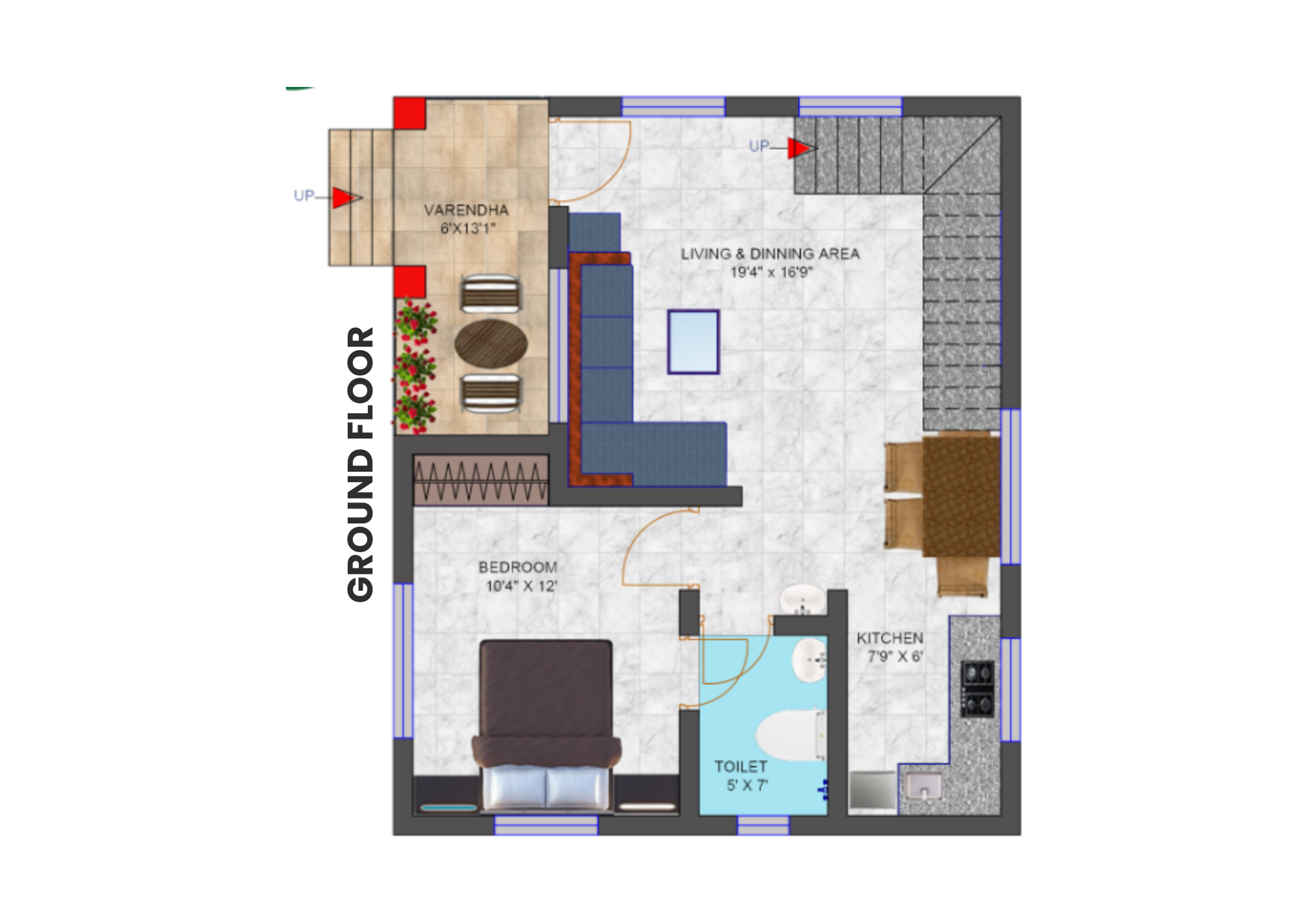 2 BHK Eco Villa View